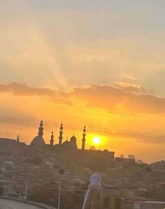 ATARDECER EN EL CAIRO ATARDECER EN EL CAIRO